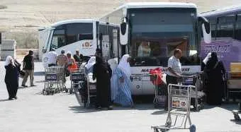 למרות השביתה: תנועת סחורות במעבר הגבול גשר אלנבי