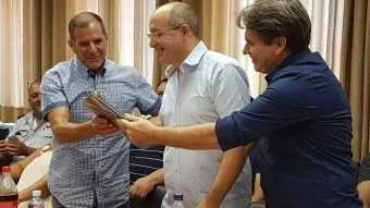 מימין: אבי אדרי, אבי ניסנקורן ופנחס עידן