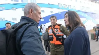 שרת התחבורה רגב, הבוקר בנמל אשדוד