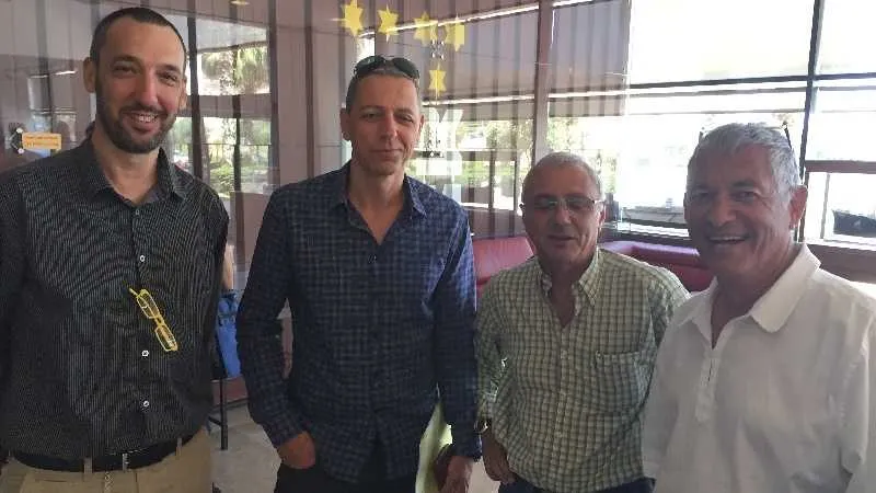 רוני שיפטן,  משה קורקוס, תומר שטרית וניר אבני