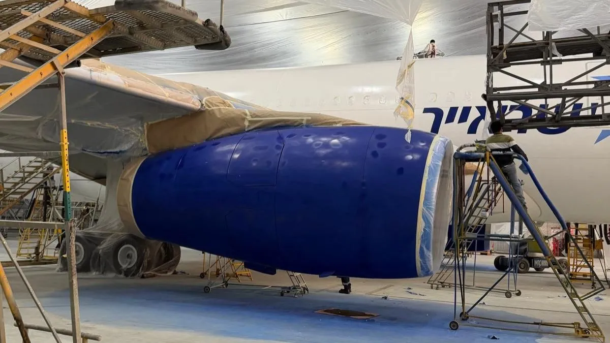ישראייר: החל תהליך צביעת מטוסי ה-Airbus A330 החדשים