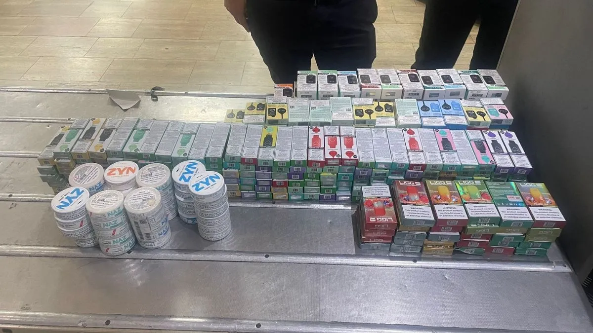 סיגריות חשמליות שנתפסו בנתב״ג