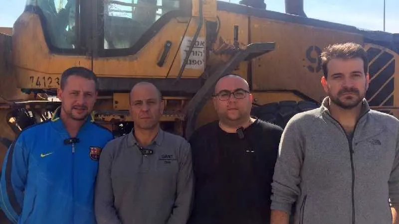 מימין: אלפסי, אברמוביץ', אבן חיים ושרף. הניעו את המהלך  