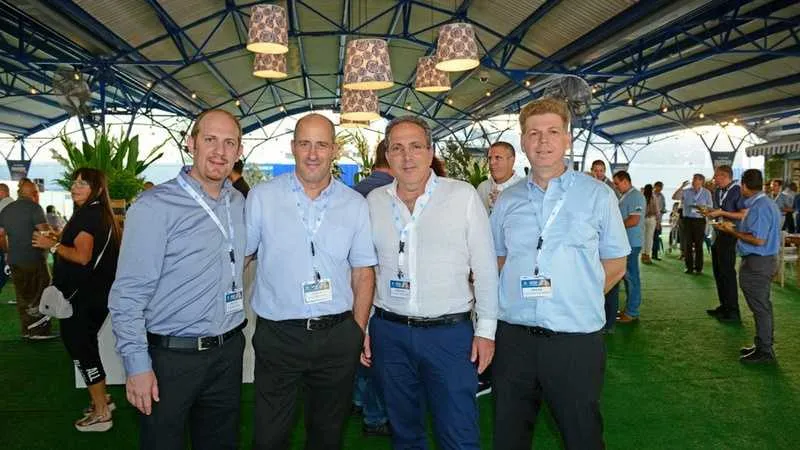 מימין: גיל מילר, נתן אלאלוף, יוסי להיס ודיוויד גולין 