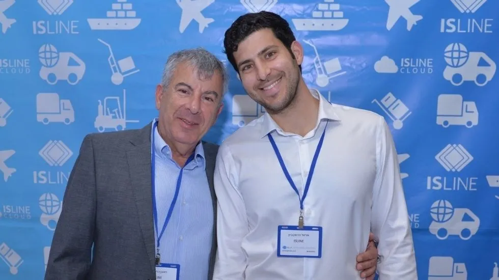 אוראל הרשקוביץ ואביו, ראובן הרשקוביץ, מייסד ויו״ר ISLINE