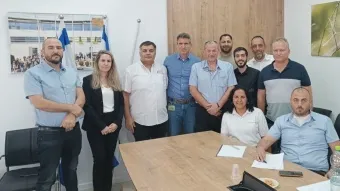 מעמד החתימה. צילום: דוברות ההסתדרות