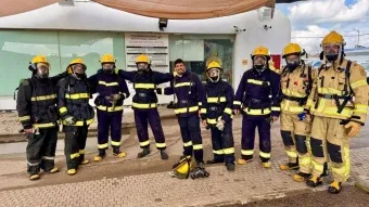 נמל אשדוד: קורס רענון כבאי מפעלי לעובדים