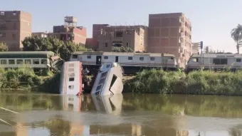 תאונת רכבת במצרים שאירעה השבוע. ״אירוע שכיח״ 