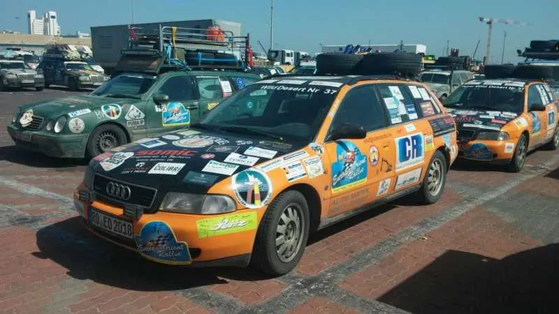 מכוניות הראלי, השבוע בנמל חיפה