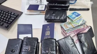 תיעוד מהתפיסה. קרדיט: דוברות רשות המסים ודוברות המשטרה