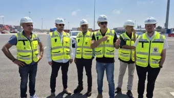 נערכים לתרחיש צפוני. מנכ״ל משרד התחבורה בסיור מקצועי בנמל אשדוד