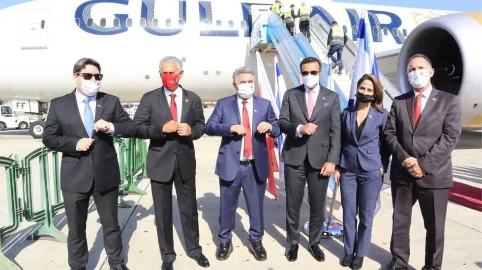 משלחת של שר הכלכלה של בחריין הגיעה לישראל על גבי טיסה של גאלף אייר