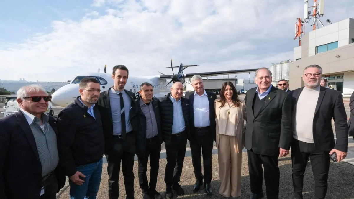 הפעילות התעופתית בנמל חיפה חזרה לשגרה