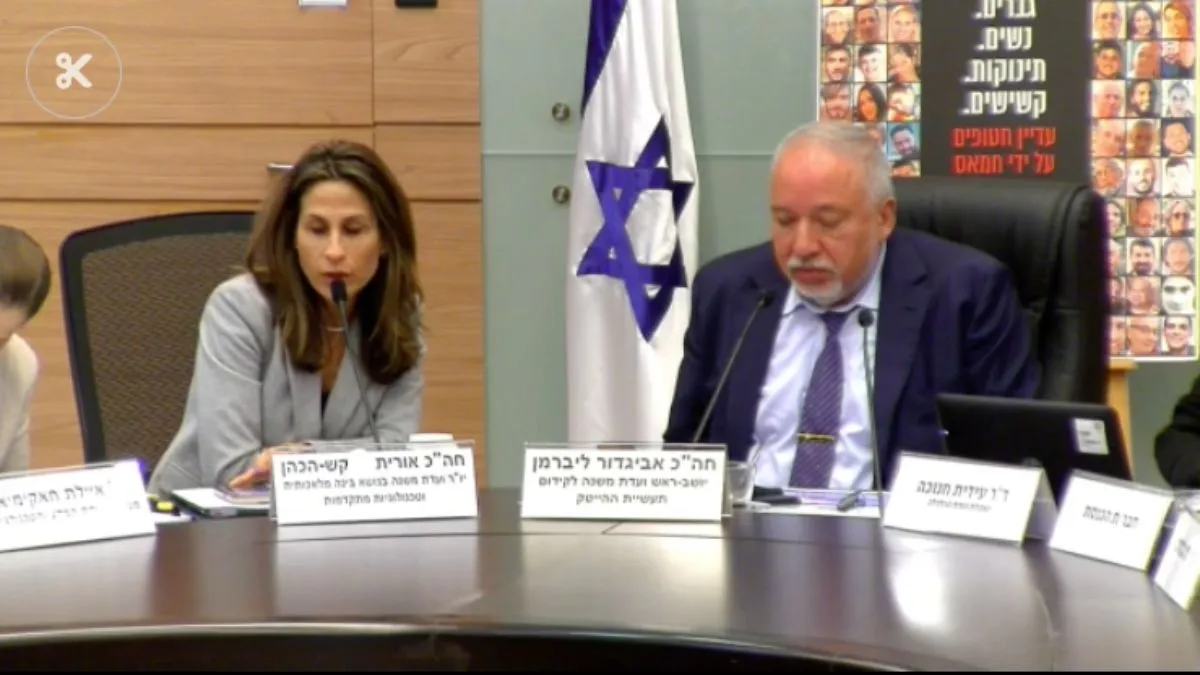 ח״כ ליברמן וח״כ פרקש-הכהן בישיבת ועדת המשנה של ועדת הכלכלה לקידום תעשיית ההייטק
