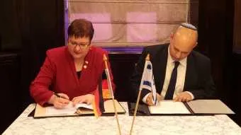 נחתם מזכר הבנות להגברת שיתופי הפעולה הכלכליים בין ישראל וגרמניה