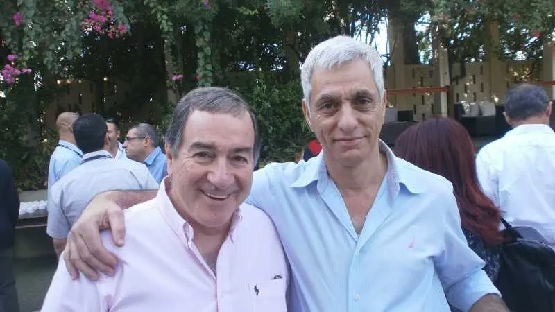 מימין: דורון נתנאל ועזרא לוי (חיים נתנאל)