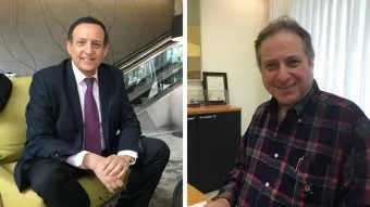מימין: גל תורן ומשה מנו. מקימים חברת ספנות חדשה בישראל