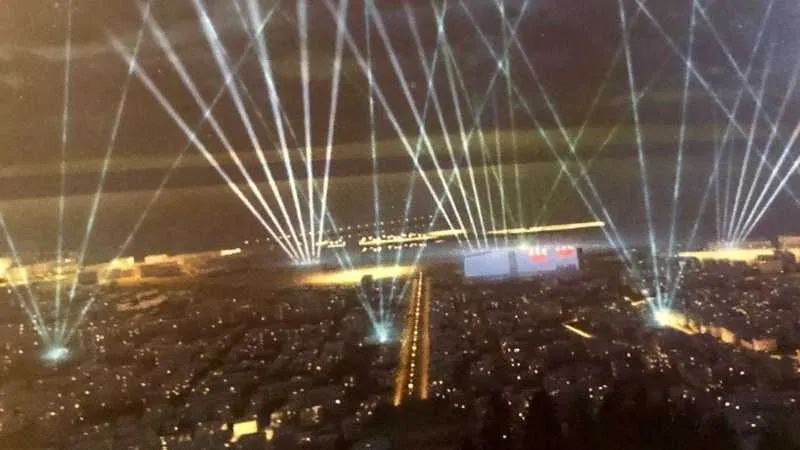 הדמייה של ״מופע האורות״ באדיבות חברת נמל חיפה 