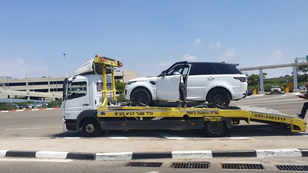 רכבים שעוקלו במסגרת פעילות המשטרה ורשות המסים ברהט