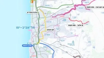 הנתיב המתוכנן של הקו הצהוב