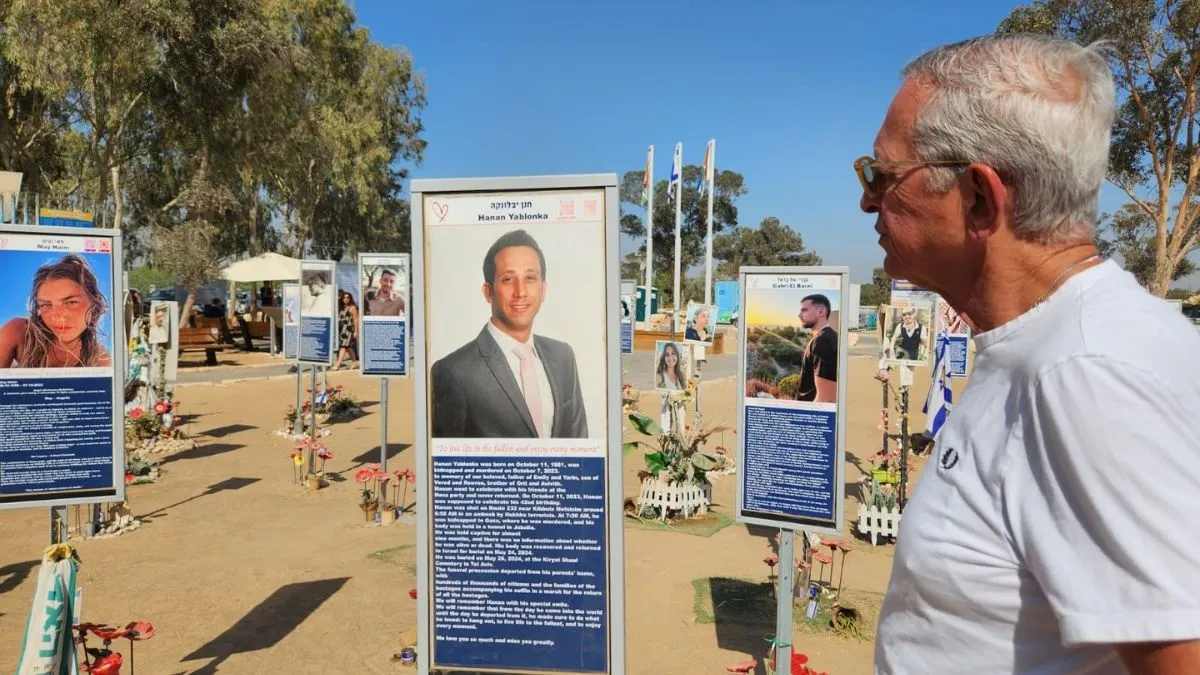 משלחת ה-DGB הגרמנית ביקרה בבארי, אנדרטת נרצחי הנובה ובחניון רעים