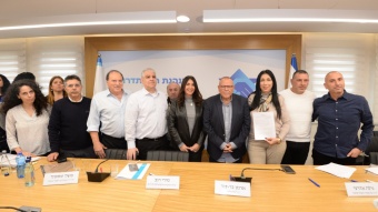 מעמד חתימת ההסכם, היום בבית ההסתדרות